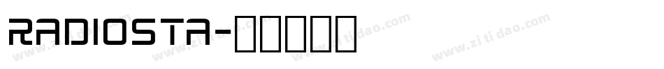 RADIOSTA字体转换