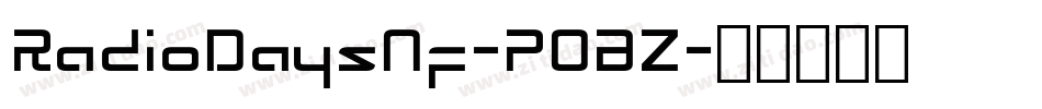 RadioDaysNf-POBZ字体转换