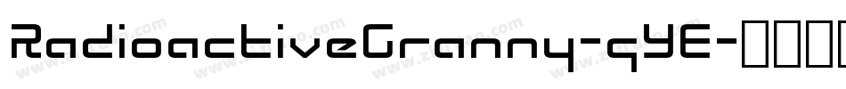 RadioactiveGranny-gYE字体转换