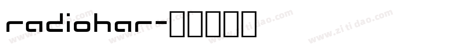 radiohar字体转换