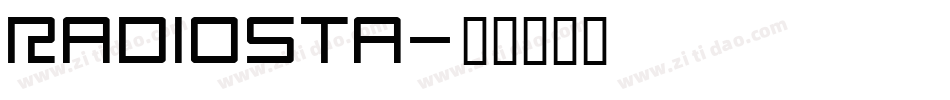RADIOSTA字体转换