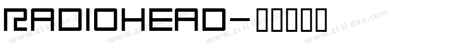 radiohead字体转换