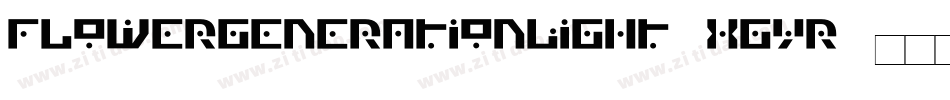 FlowerGenerationLight-xgYR字体转换