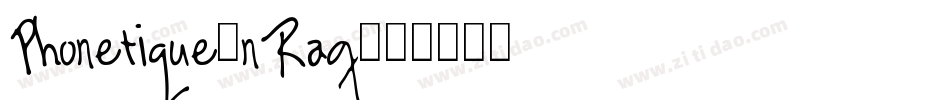 Phonetique-nRag字体转换