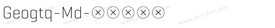 Geogtq-Md字体转换