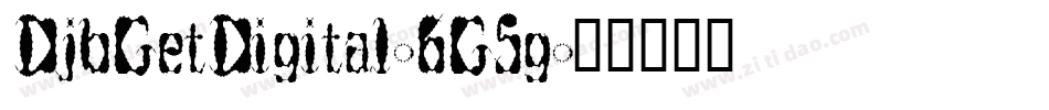 DjbGetDigital-6G5g字体转换