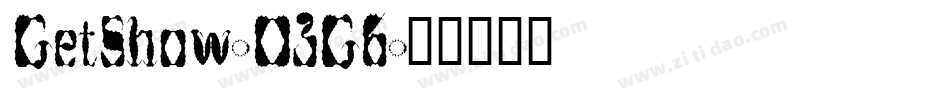 GetShow-O3G6字体转换