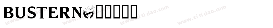 BUSTERN字体转换