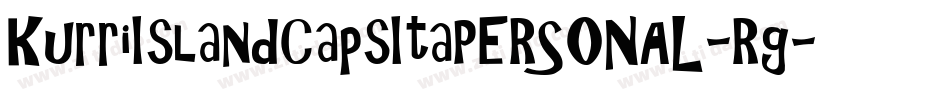 KurriIslandCapsItaPERSONAL-Rg字体转换