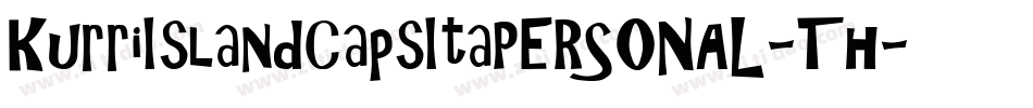 KurriIslandCapsItaPERSONAL-Th字体转换