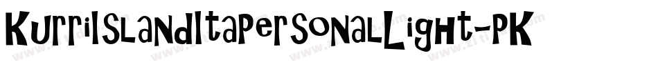 KurriIslandItaPersonalLight-PKZlB字体转换