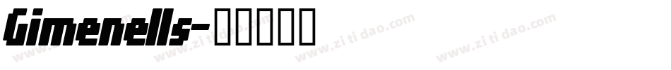 Gimenells字体转换