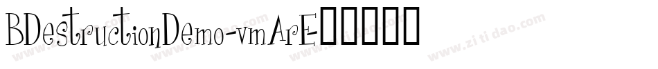 BDestructionDemo-vmArE字体转换