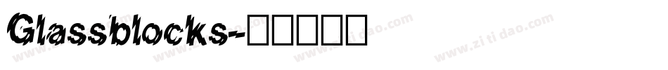 Glassblocks字体转换