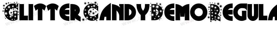 GlitterCandyDemoRegular-nm2Y字体转换