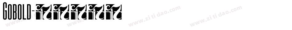Gobold字体转换