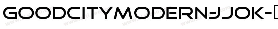 Goodcitymodern-JJoK字体转换