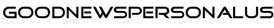 Goodnewspersonaluse-5Rax字体转换