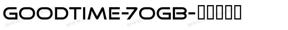 Goodtime-7ogB字体转换