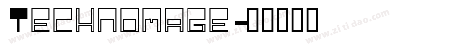 Technomage字体转换