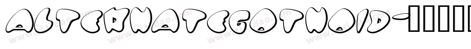 AlternateGotNo1D字体转换
