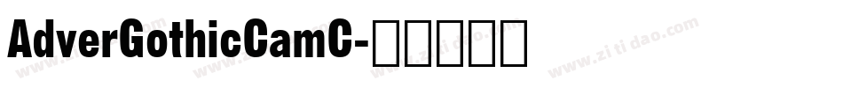 AdverGothicCamC字体转换