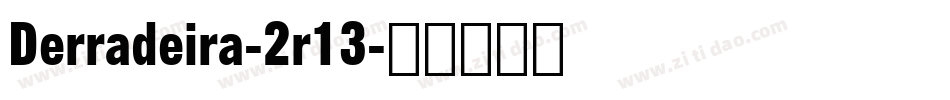 Derradeira-2r13字体转换