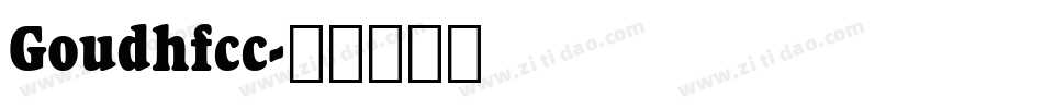 Goudhfcc字体转换