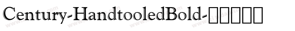 Century-HandtooledBold字体转换