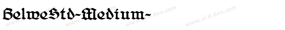 BelweStd-Medium字体转换