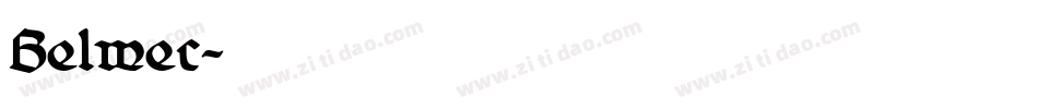 Belwec字体转换