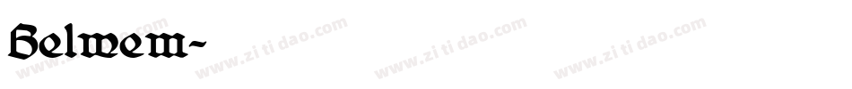 Belwem字体转换