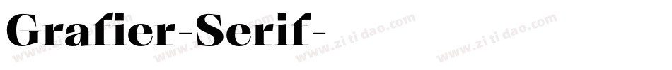 Grafier-Serif字体转换