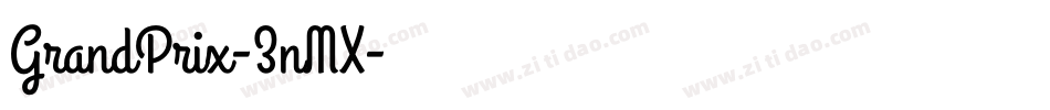 GrandPrix-3nMX字体转换