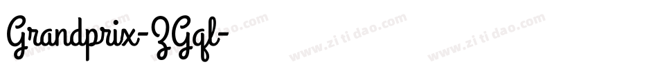 Grandprix-ZGql字体转换