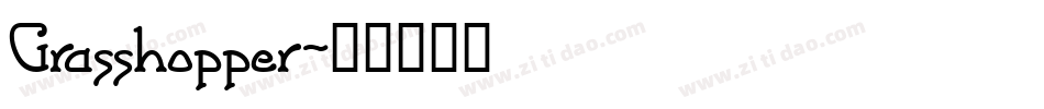Grasshopper字体转换