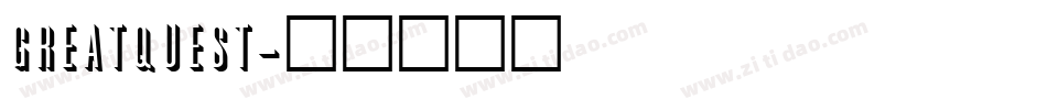 Greatquest字体转换