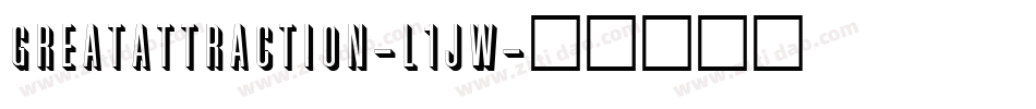GreatAttraction-L1JW字体转换