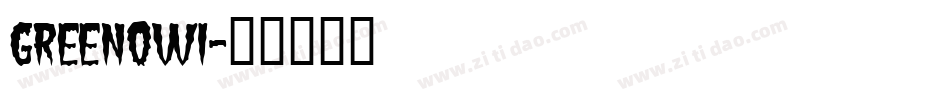 Greenowi字体转换