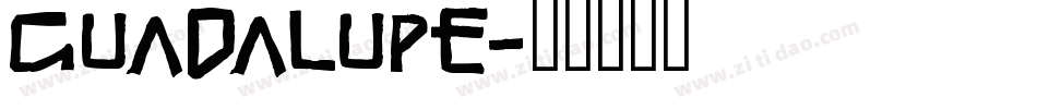 Guadalupe字体转换