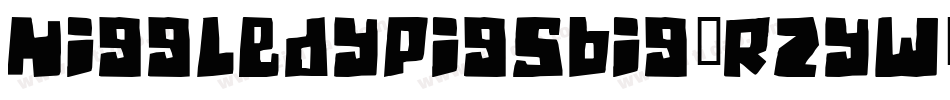HiggledyPigsBig-RzyW字体转换