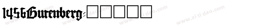 1456Gutenberg字体转换