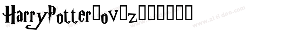 HarryPotter-ov4z字体转换