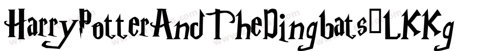 HarryPotterAndTheDingbats-LKKg字体转换