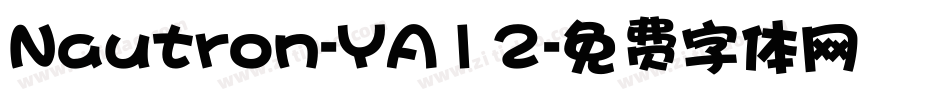 Nautron-YA12字体转换