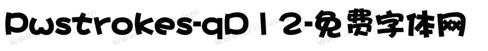 Pwstrokes-qD12字体转换