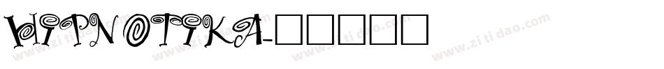 HIPNOTIKA字体转换