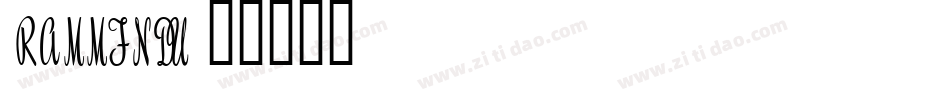 ramsfnd字体转换