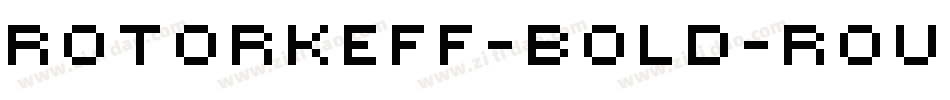 ROTORkeff-Bold-Rounded字体转换