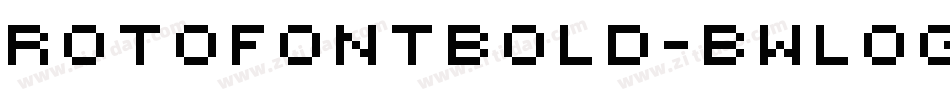 RotoFontBold-BWL0G字体转换